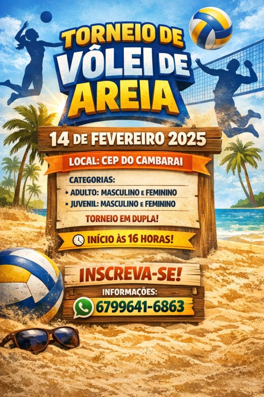 Evento torneio-de-volei-de-areia
